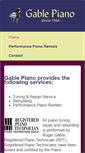 Mobile Screenshot of gablepiano.com